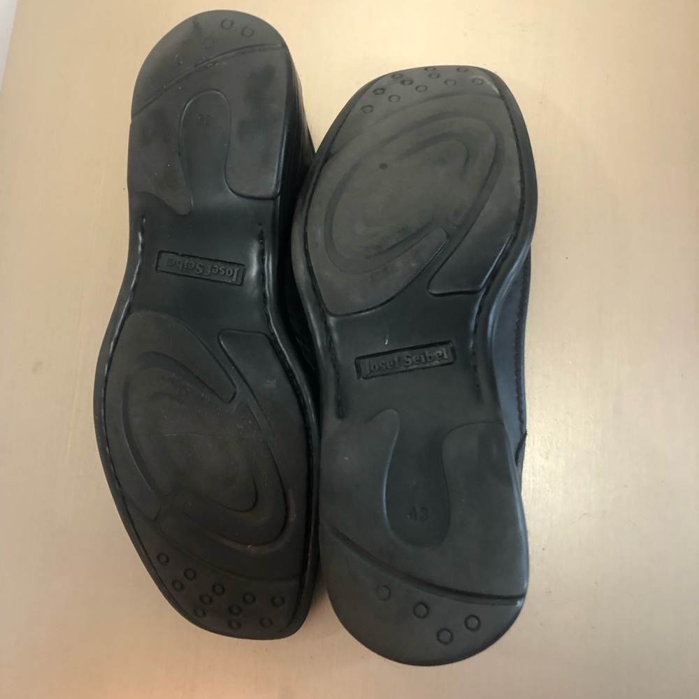 Josef Seibel Mens Black Rubber sole lace up shoes Size 43 or Size 11 - Picture 6 of 11